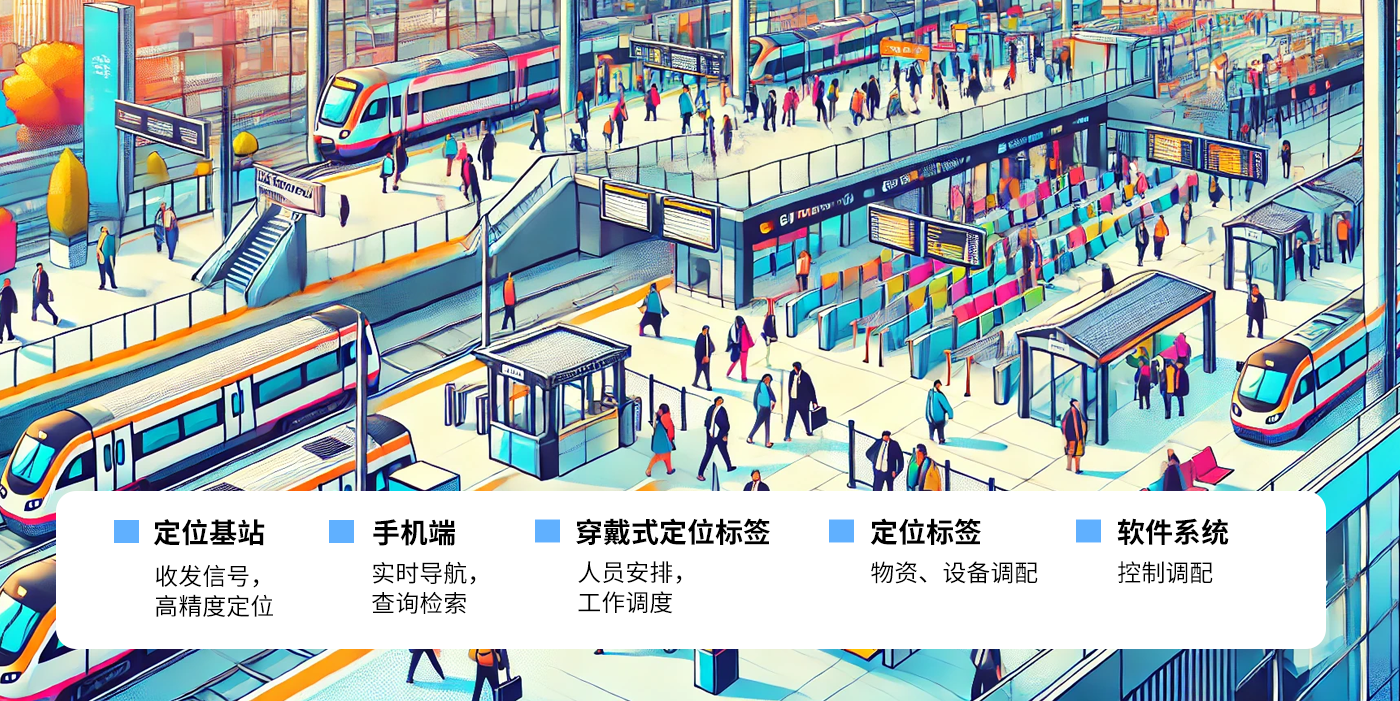 交通樞紐-uwb交通定位系統(tǒng)交機場通uwb無線定位智能交通樞紐uwb高精度定位系統(tǒng)解決方案